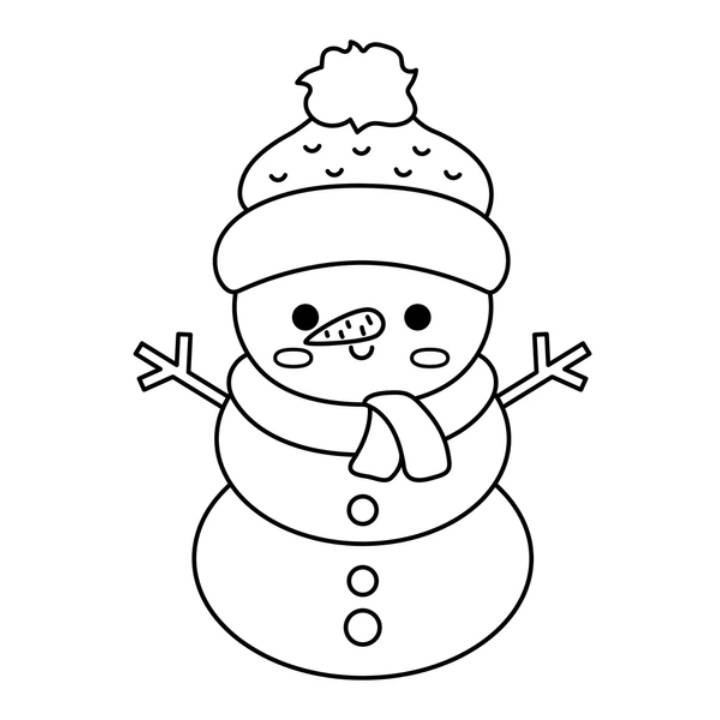 adult christmas colouring page