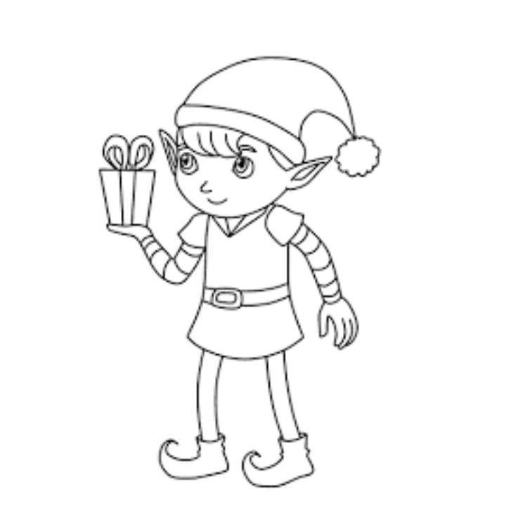 adult coloring christmas pages