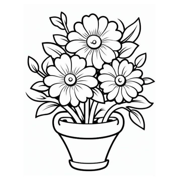 adult simple coloring pages