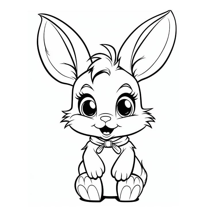bunny images to color