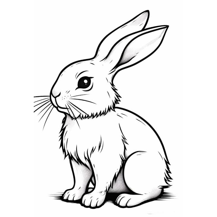 bunny rabbit coloring