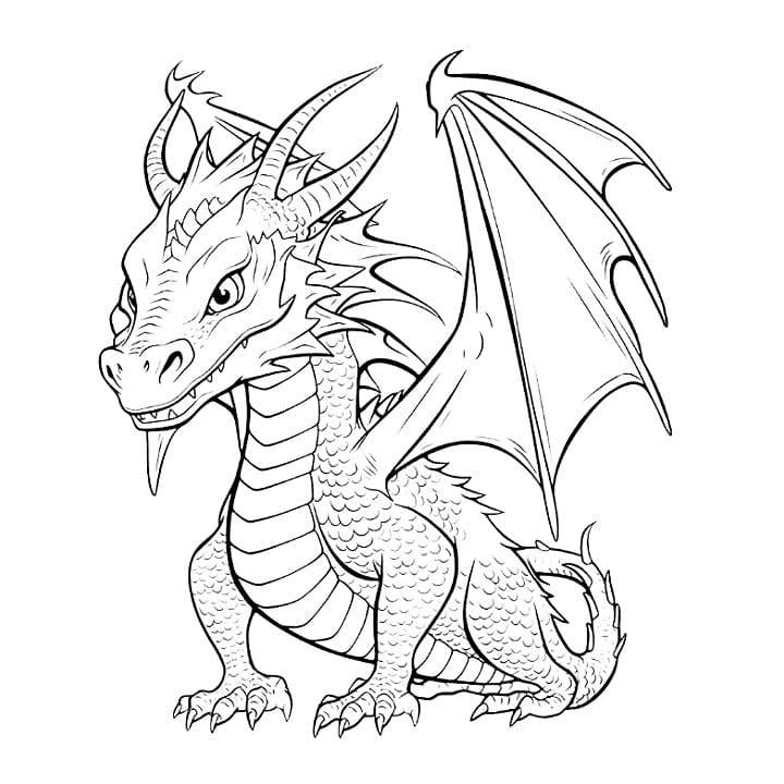 color sheet dragon
