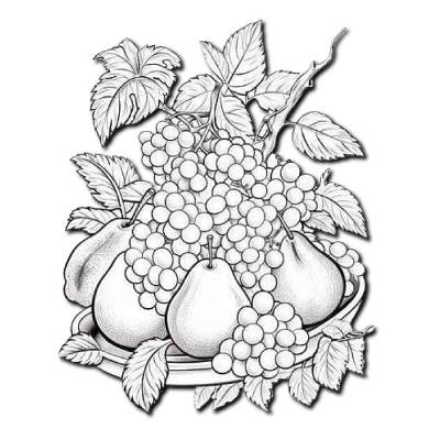coloring pages about food
