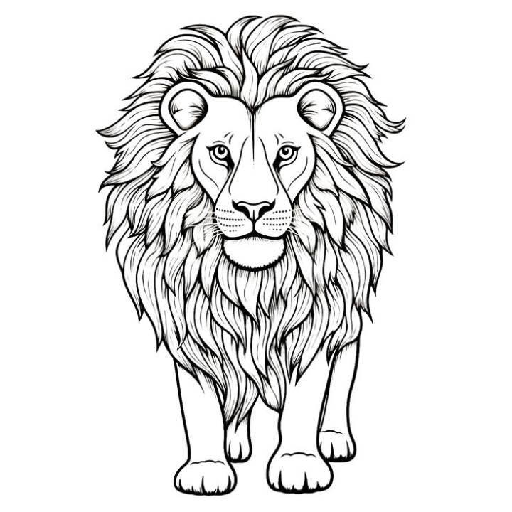 coloring pages lion king