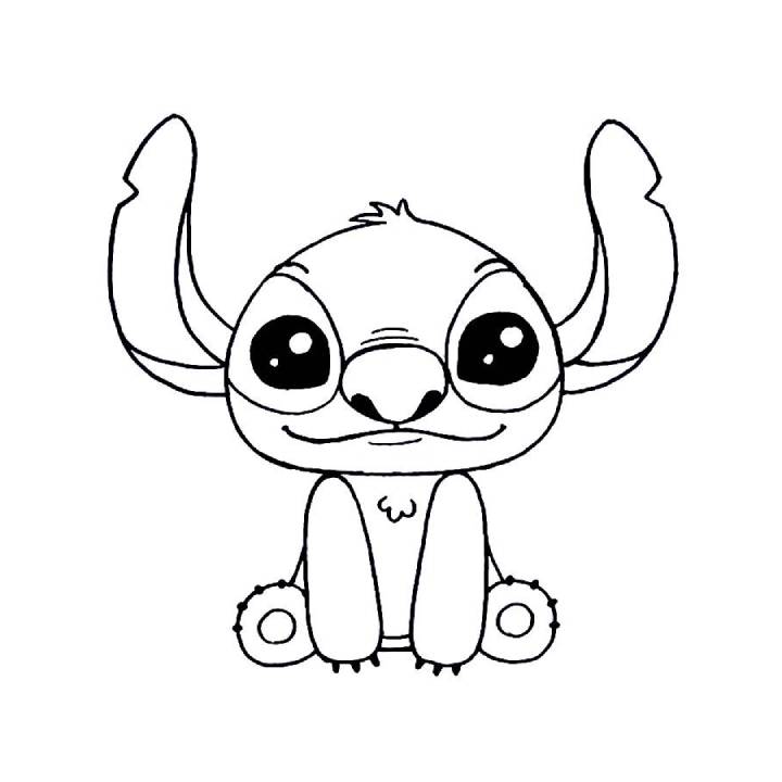 Easy Stitch Coloring Pages Printable Pictures