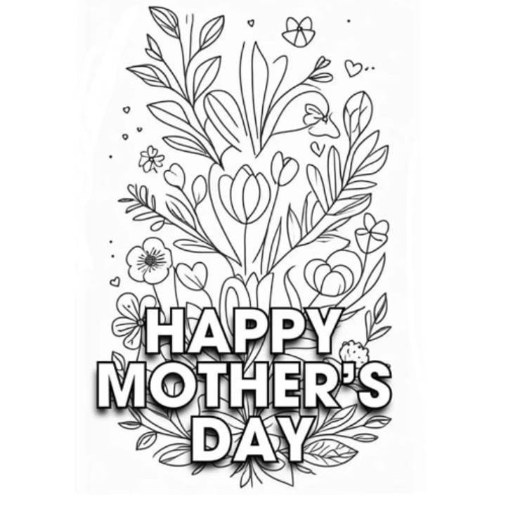 grandma mothers day coloring pages
