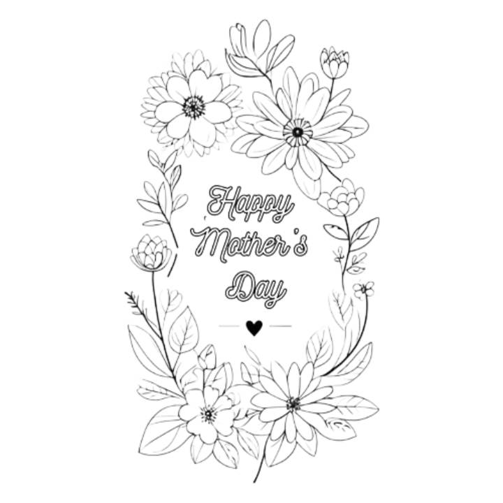 mommy coloring pages 